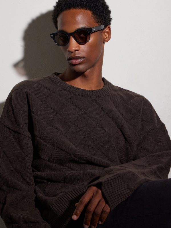 Round-Frame Acetate Sunglasses - OU