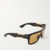 Aviator-Style Acetate Sunglasses - FR