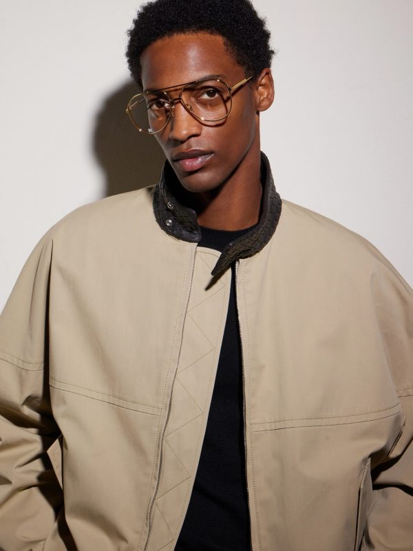 Round-Frame Gold-Tone Metal Glasses - OU