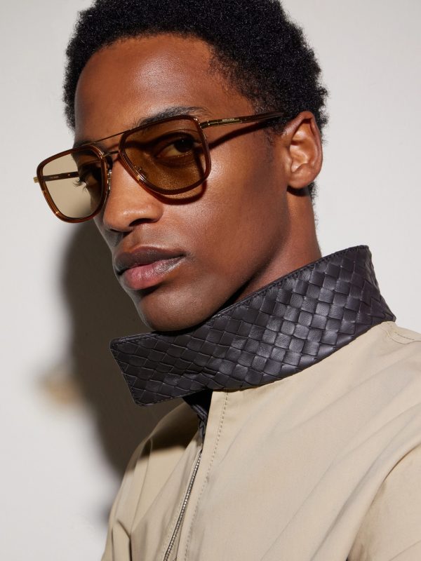 Aviator-Style Gold-Tone and Acetate Sunglasses - OU Aviator-Style Gold-Tone and Acetate Sunglasses - OU