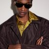 Square-Frame Acetate Sunglasses - BK Square-Frame Acetate Sunglasses - BK