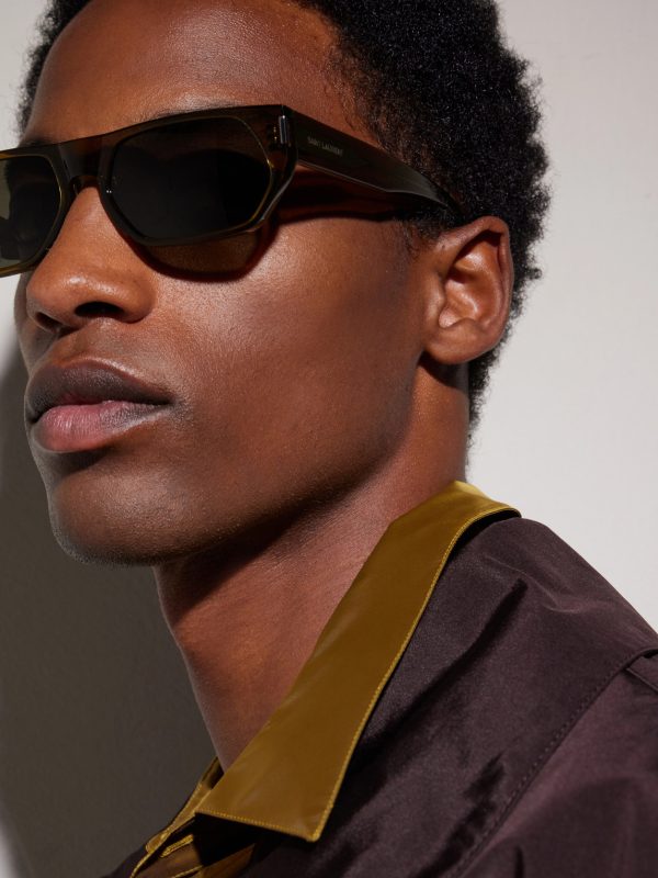 Square-Frame Acetate Sunglasses - OU Square-Frame Acetate Sunglasses - OU