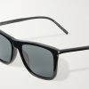 Squared-Frame Acetate Sunglasses - CU Squared-Frame Acetate Sunglasses - CU