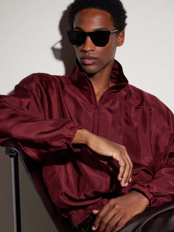 Squared-Frame Acetate Sunglasses - OU Squared-Frame Acetate Sunglasses - OU