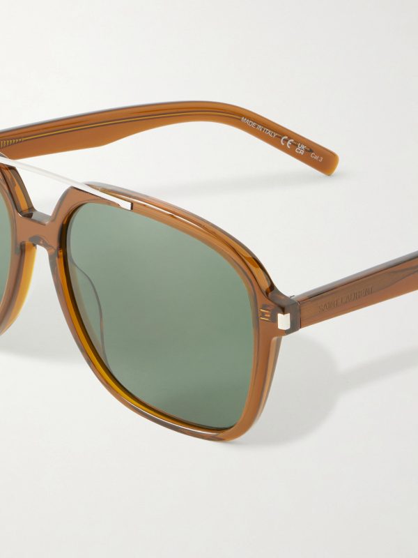 Square-Frame Acetate Sunglasses - CU