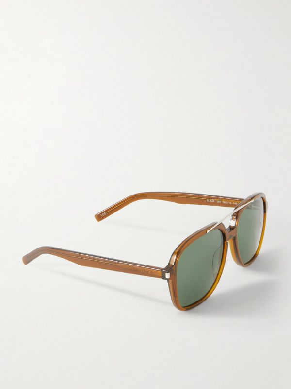 Square-Frame Acetate Sunglasses - FR