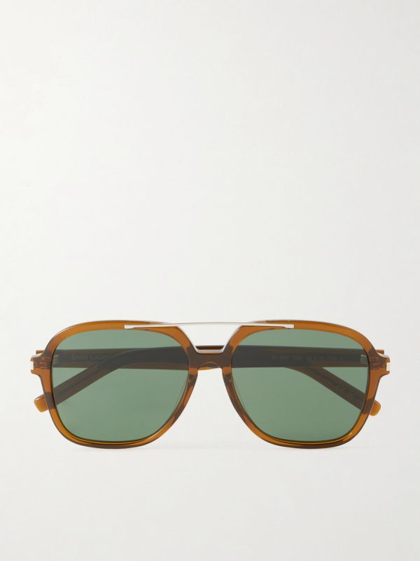 Square-Frame Acetate Sunglasses