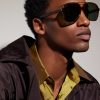 Square-Frame Acetate Sunglasses - OU