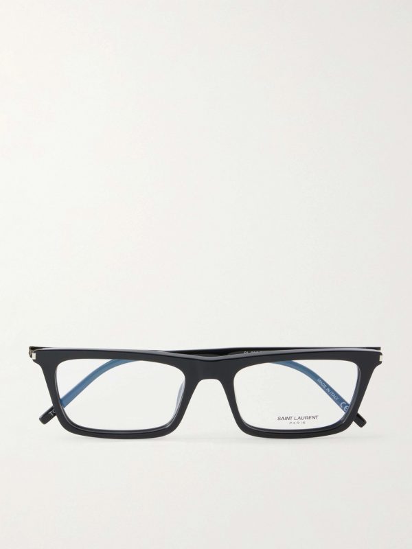 Squared-Frame Acetate Sunglasses
