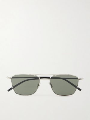 Aviator-Style Silver-Tone Sunglasses Aviator-Style Silver-Tone Sunglasses