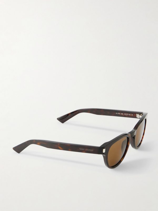 Rounded-Frame Acetate Sunglasses - FR Rounded-Frame Acetate Sunglasses - FR