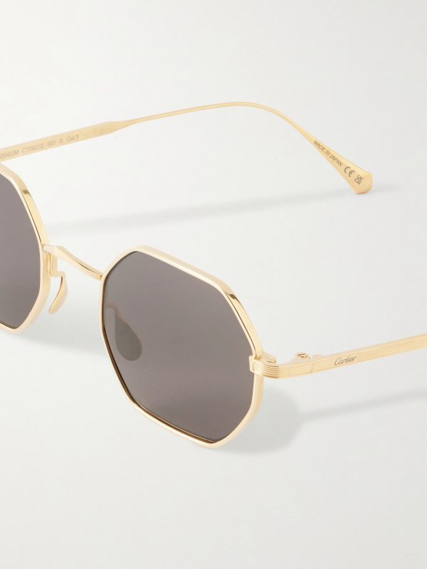 Rounded-Frame Melal Sunglasses - CU Rounded-Frame Melal Sunglasses - CU