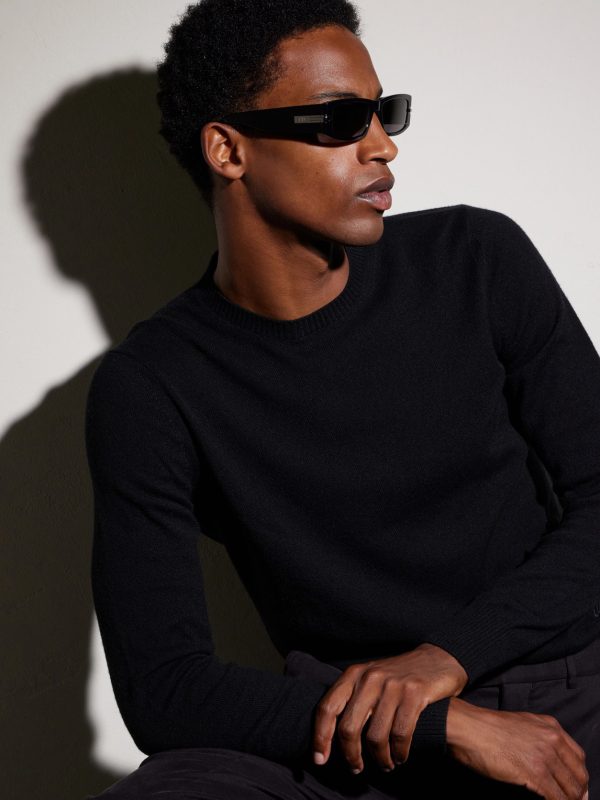 DiorBlackSuit XL S5I Rectangular Acetate Sunglasses - BK