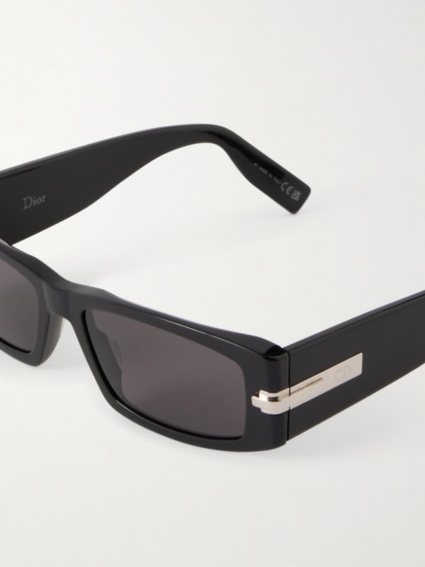 DiorBlackSuit XL S5I Rectangular Acetate Sunglasses - CU