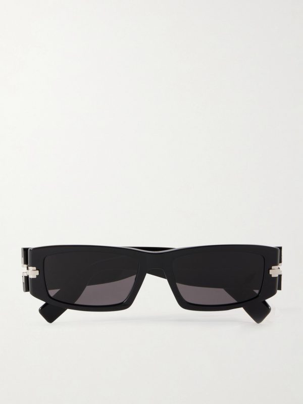 DiorBlackSuit XL S5I Rectangular Acetate Sunglasses