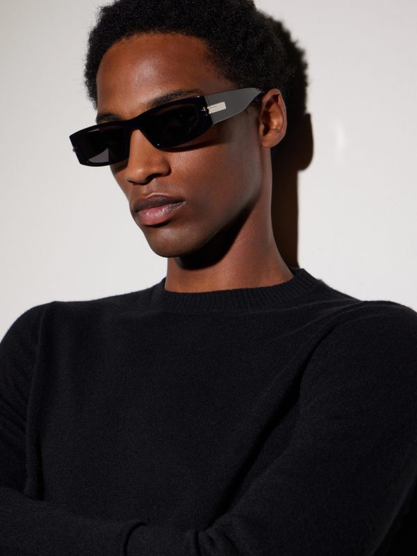 DiorBlackSuit XL S5I Rectangular Acetate Sunglasses - OU