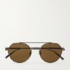 DiorBlackSuit R6U Aviator-Style Gold-Tone Sunglasses