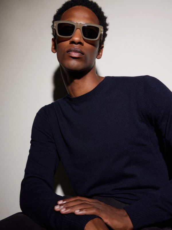 Dior Oblique S3I Rectangular-Frame Acetate Sunglasses - BK