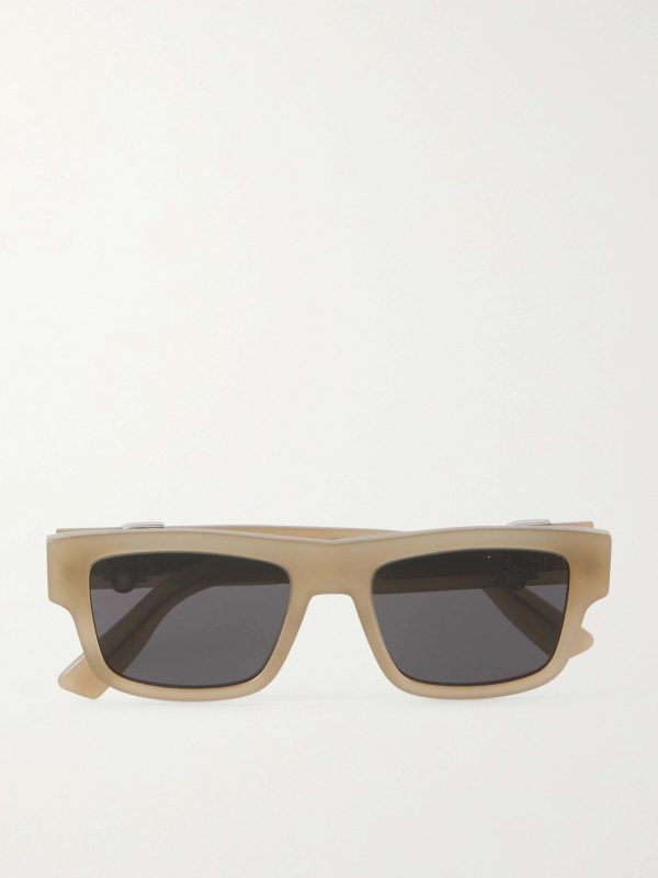 Dior Oblique S3I Rectangular-Frame Acetate Sunglasses