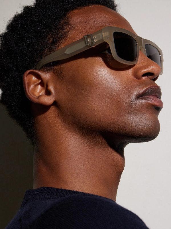 Dior Oblique S3I Rectangular-Frame Acetate Sunglasses - OU