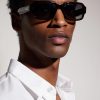 DiorTailoring S2I Squared-Frame Acetate Sunglasses - BK