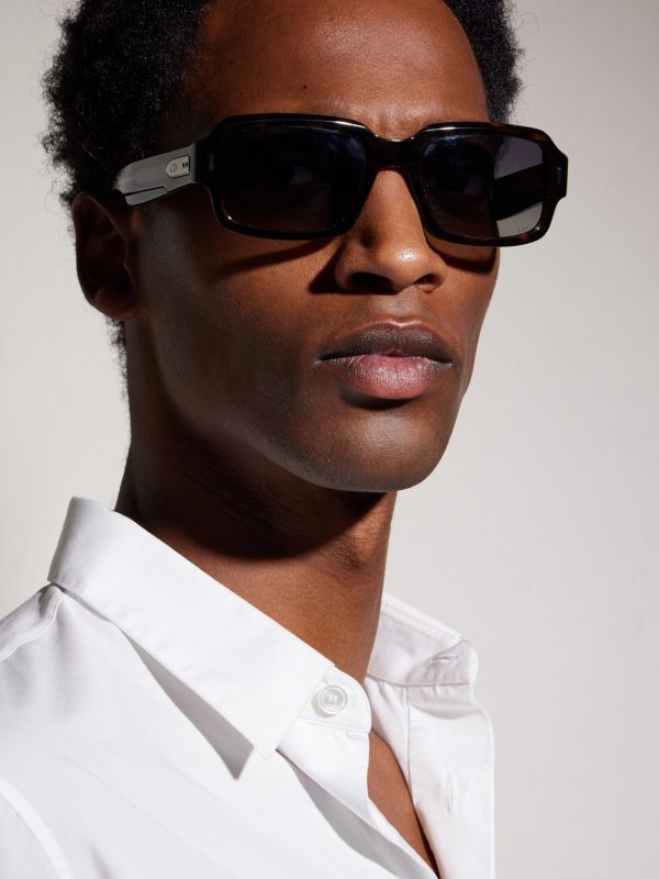 DiorTailoring S2I Squared-Frame Acetate Sunglasses - BK