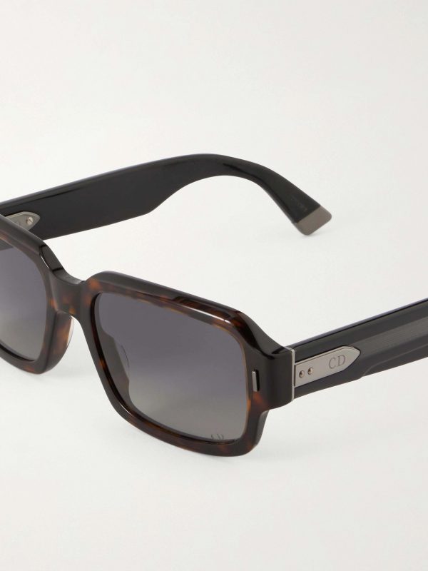 DiorTailoring S2I Squared-Frame Acetate Sunglasses - CU
