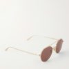 DiorBlackSuit R6U Aviator-Style Gold-Tone Sunglasses - FR