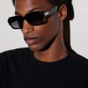 Diortailoring Squared-Frame Acetate Sunglasses - BK