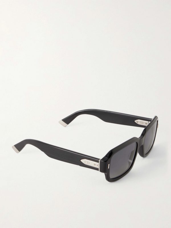 Diortailoring Squared-Frame Acetate Sunglasses - FR