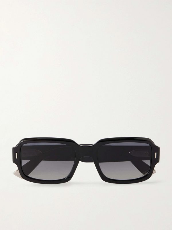 Diortailoring Squared-Frame Acetate Sunglasses