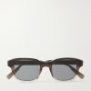 DioRibbon S1I Geometric Acetate Sunglasses DioRibbon S1I Geometric Acetate Sunglasses