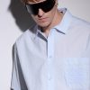 Speed Shield Black Mask Metal Sunglasses - BK