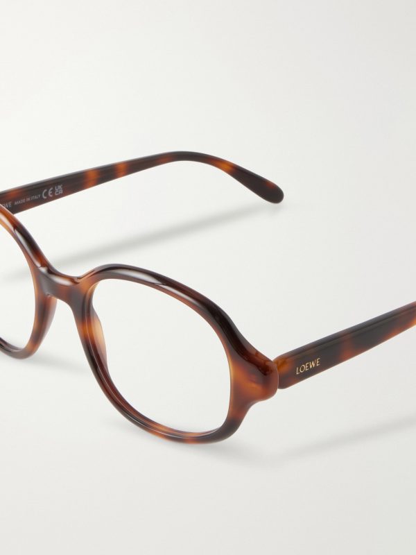 Slim Havana Geometric Acetate Sunglasses - CU