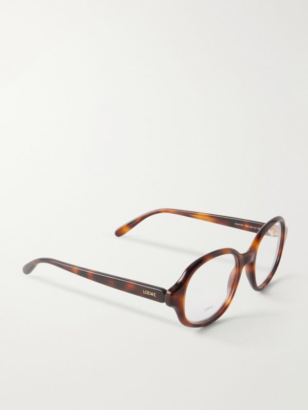 Slim Havana Geometric Acetate Sunglasses - FR