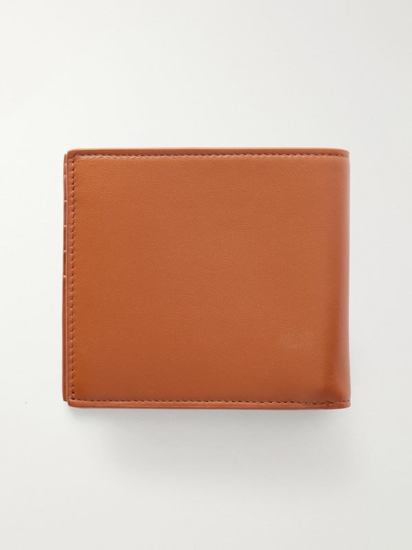 Logo-Debossed Leather Billfold Wallet - BK Logo-Debossed Leather Billfold Wallet - BK