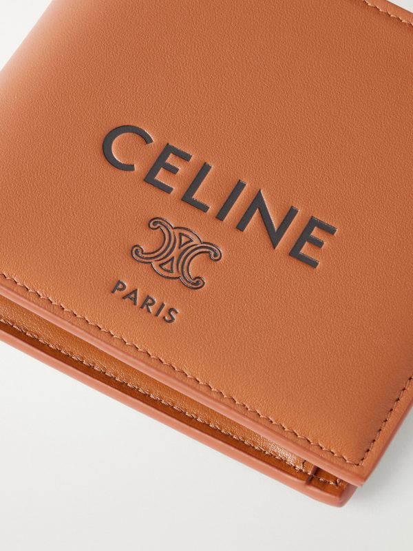 Logo-Debossed Leather Billfold Wallet - CU Logo-Debossed Leather Billfold Wallet - CU