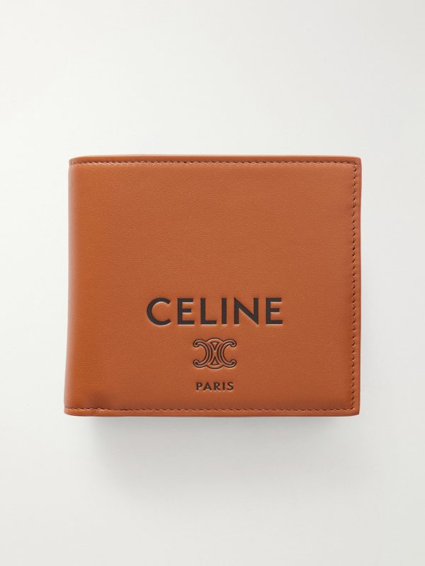 Logo-Debossed Leather Billfold Wallet Logo-Debossed Leather Billfold Wallet