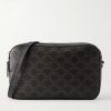 Triomphe-Print Textured-Canvas Messenger Bag Triomphe-Print Textured-Canvas Messenger Bag