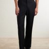 Straight-Leg Wool-Gabardine Trousers - FR