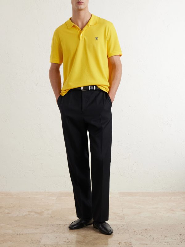 Straight-Leg Wool-Gabardine Trousers - OU