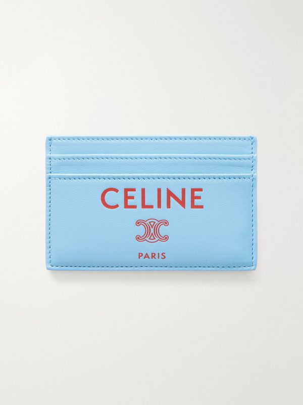 Logo-Print Leather Cardholder Logo-Print Leather Cardholder