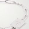 Tag Logo-Embossed Silver-Tone Bracelet - CU Tag Logo-Embossed Silver-Tone Bracelet - CU
