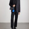 Logo-Detailed Leather Messenger Bag - FR Logo-Detailed Leather Messenger Bag - FR