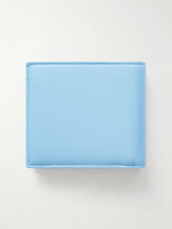 Logo-Embossed Leather Wallet - BK