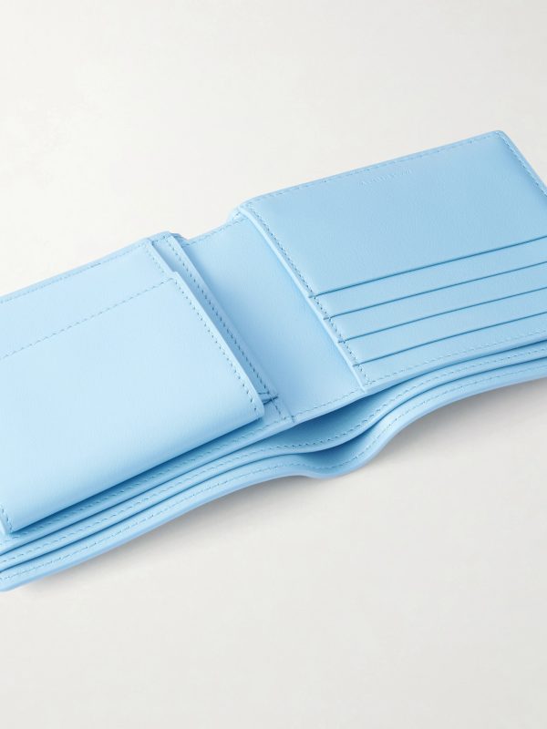 Logo-Embossed Leather Wallet - E1