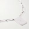 Tag Logo-Engraved Silver-Tone Pendant Necklace - CU Tag Logo-Engraved Silver-Tone Pendant Necklace - CU
