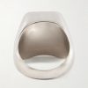 Triomphe-Engraved Silver-Tone Signet Ring - BK