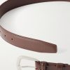 Vivienne 3cm Triomphe-Embellished Leather Belt - CU Vivienne 3cm Triomphe-Embellished Leather Belt - CU