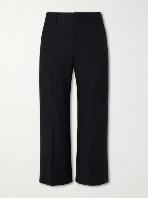 Ethan Straight-Leg Wool-Gabardine Trousers
